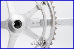 151 BCD CAMPAGNOLO NUOVO SUPER RECORD CRANKSET road bike bicycle track vintage