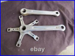 170 Campagnolo 6/7 Speed Triple Record Crank Arm Set Bicycle Touring 170 Campagnolo 6/7 Speed Triple Record Crank Arm Set Bicycle Touring