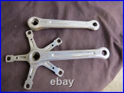 170 Campagnolo 6/7 Speed Triple Record Crank Arm Set Bicycle Touring 170 Campagnolo 6/7 Speed Triple Record Crank Arm Set Bicycle Touring