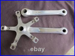 170 Campagnolo 6/7 Speed Triple Record Crank Arm Set Bicycle Touring 170 Campagnolo 6/7 Speed Triple Record Crank Arm Set Bicycle Touring