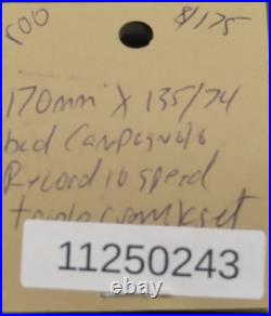 170mm x 135/74bcd Campagnolo record 10 speed triple crank set 52/42/30