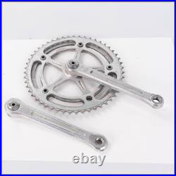 1958 1st gen CAMPAGNOLO RECORD VINTAGE CRANKSET 50S OLD 175 mm ROAD BIKE BICYCLE 1958 1st gen CAMPAGNOLO RECORD VINTAGE CRANKSET 50S OLD 175 mm ROAD BIKE BICYCLE