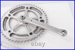 1958 1st gen CAMPAGNOLO RECORD VINTAGE CRANKSET 50S OLD 175 mm ROAD BIKE BICYCLE