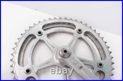 1958 1st gen CAMPAGNOLO RECORD VINTAGE CRANKSET 50S OLD 175 mm ROAD BIKE BICYCLE