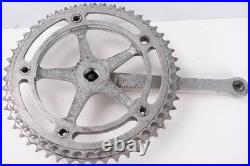 1958 1st gen CAMPAGNOLO RECORD VINTAGE CRANKSET 50S OLD 175 mm ROAD BIKE BICYCLE