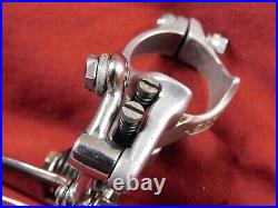 1960's Campagnolo 1052/1 Record Front Derailleur Chrome Plated Bronze with Slot