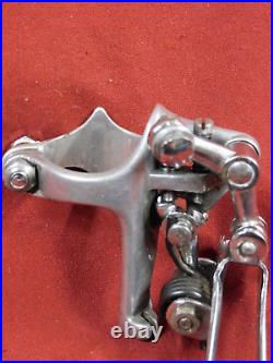 1960's Campagnolo 1052/1 Record Front Derailleur Chrome Plated Bronze with Slot