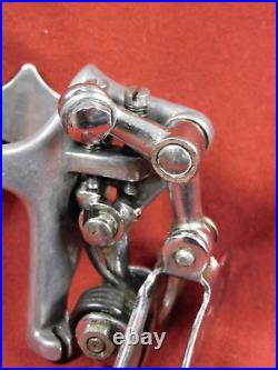 1960's Campagnolo 1052/1 Record Front Derailleur Chrome Plated Bronze with Slot