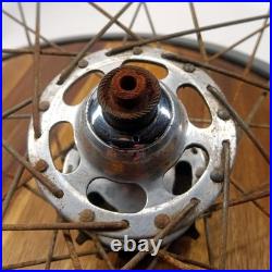 1964 BICYCLE WHEEL 622, Campagnolo Record hub, Cyclo Freewheel, Gnutti, Fiamme