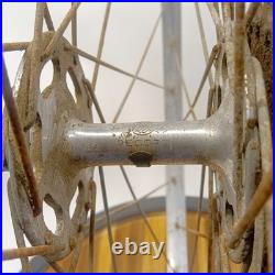 1964 BICYCLE WHEEL 622, Campagnolo Record hub, Cyclo Freewheel, Gnutti, Fiamme