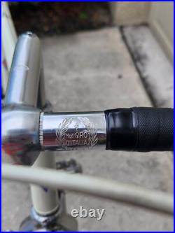 1970s Classic Montelatici / Campagnolo Nuovo Record Racing Bike with Olympic Bands