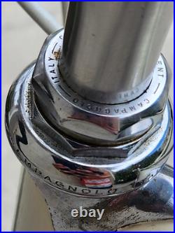 1970s Classic Montelatici / Campagnolo Nuovo Record Racing Bike with Olympic Bands
