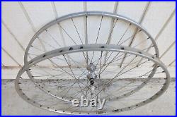1980S CAMPAGNOLO FIAMME ERGAL ROAD 5/6 soeed WHEELS RECORD VINTAGE SEW UPS