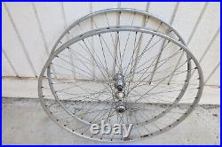 1980S CAMPAGNOLO FIAMME ERGAL ROAD 5/6 soeed WHEELS RECORD VINTAGE SEW UPS