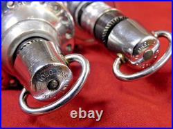 1st Gen 1984/85 Campagnolo 322/101 C-Record Low Flange 36 Hole Hubs & Skewers