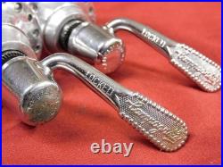 1st Gen 1984/85 Campagnolo 322/101 C-Record Low Flange 36 Hole Hubs & Skewers