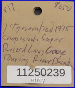 1st generation Campagnolo Super record Friction Long Cage rear derailleur 1976