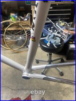 60cm Rauler Record SLX Columbus Campagnolo Road Bike White