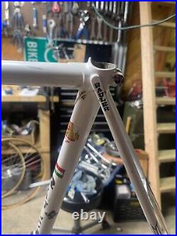 60cm Rauler Record SLX Columbus Campagnolo Road Bike White