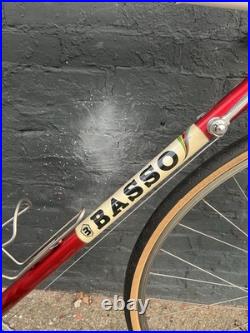 Basso Bicycle Vintage 80s Campagnolo 56cm Beautiful