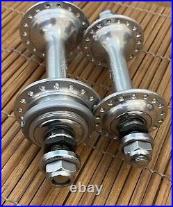Beautiful Vintage Campagnolo Record Pista Low Flange Track Hubs 36H