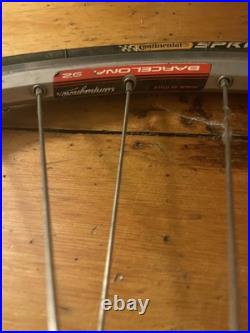 Bike Tires Campagnolo Record Wheelset, welded seam, with Japanese Suzue Max Hubs