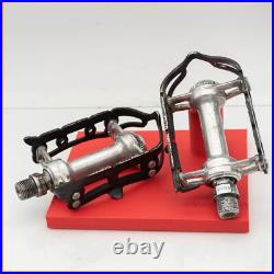 CAMPAGNOLO 1037 SUPERLEGGERI RECORD PEDALS STEEL VINTAGE QUILL OLD ROAD BIKE 80s