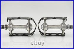 CAMPAGNOLO 1037 SUPERLEGGERI RECORD PEDALS STEEL VINTAGE QUILL OLD ROAD BIKE 80s