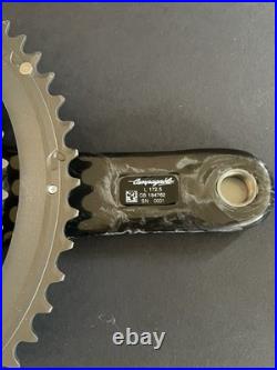 CAMPAGNOLO 2015 SUPER RECORD Ti 11S Ultra-Torque Crankset 39/53T 172.5mm NOS