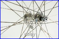 CAMPAGNOLO C RECORD 8 SPEED FIR EA 65 CLINCHER WHEELS ROAD BIKE 700c VINTAGE 90S