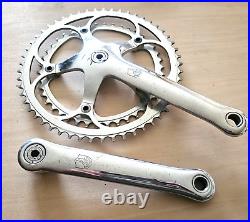 CAMPAGNOLO C-RECORD CRANKSET, 1st Generation, 175, 53/42, Polished, VGC