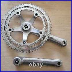 CAMPAGNOLO C-RECORD CRANKSET, 1st Generation, 175, 53/42, Polished, VGC