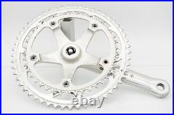CAMPAGNOLO C RECORD CRANKSET ROAD BIKE VINTAGE OLD 80s 90s BICYCLE SQUARE CRANK