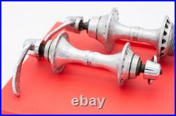 CAMPAGNOLO C-RECORD HUBS 80s 90s road bike bicycle vintage 32 holes 130mm thread CAMPAGNOLO C-RECORD HUBS 80s 90s road bike bicycle vintage 32 holes 130mm thread