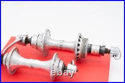 CAMPAGNOLO C-RECORD HUBS 80s 90s road bike bicycle vintage 32 holes 130mm thread CAMPAGNOLO C-RECORD HUBS 80s 90s road bike bicycle vintage 32 holes 130mm thread