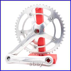 CAMPAGNOLO C RECORD TRACK CRANKSET 51t TRACK BIKE VINTAGE BICYCLE SQUARE 51 90S