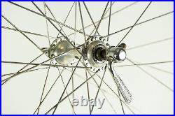 CAMPAGNOLO NUOVO RECORD NISI WHEELS ROAD BIKE 700c VINTAGE OLD TUBULAR 120 mm