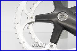 CAMPAGNOLO RECORD CARBON CRANKSET 10 speed road bike square taper chainset 2003