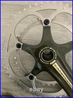 CAMPAGNOLO RECORD CRANKSET DOUBLE 53-39 TOOTH 177.5 MM ARMS 10 OR 9 SPEED With BB