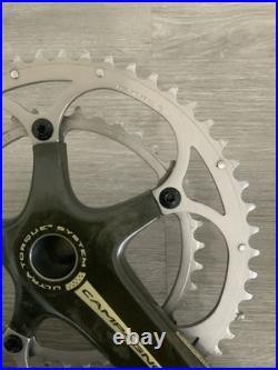 CAMPAGNOLO RECORD CRANKSET DOUBLE 53-39 TOOTH 177.5 MM ARMS 10 OR 9 SPEED With BB