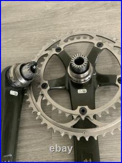 CAMPAGNOLO RECORD CRANKSET DOUBLE 53-39 TOOTH 177.5 MM ARMS 10 OR 9 SPEED With BB