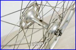 CAMPAGNOLO RECORD HIGH FLANGE HUB NISI 36h FRONT WHEEL TUBULAR VINTAGE ROAD BIKE