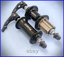 CAMPAGNOLO RECORD HUBS SET 32H 9/12s 32 holes excellent condition VGC