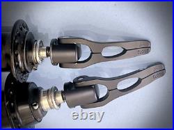 CAMPAGNOLO RECORD HUBS SET 32H 9/12s 32 holes excellent condition VGC