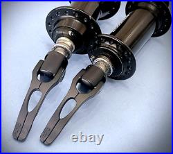 CAMPAGNOLO RECORD HUBS SET 32H 9/12s 32 holes excellent condition VGC