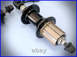 CAMPAGNOLO RECORD HUBS SET 32H 9/12s 32 holes excellent condition VGC