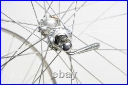 CAMPAGNOLO RECORD NISI WHEELS 700c 28 TUBULAR ROAD BIKE VINTAGE 60s 70s CLASSIC