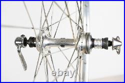 CAMPAGNOLO RECORD NISI WHEELS 700c 28 TUBULAR ROAD BIKE VINTAGE 60s 70s CLASSIC