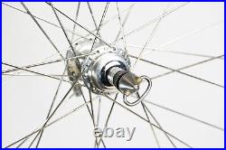 CAMPAGNOLO RECORD NISI WHEELS 700c 28 TUBULAR ROAD BIKE VINTAGE 60s 70s CLASSIC