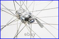 CAMPAGNOLO RECORD NISI WHEELS 700c 28 TUBULAR ROAD BIKE VINTAGE 60s 70s CLASSIC